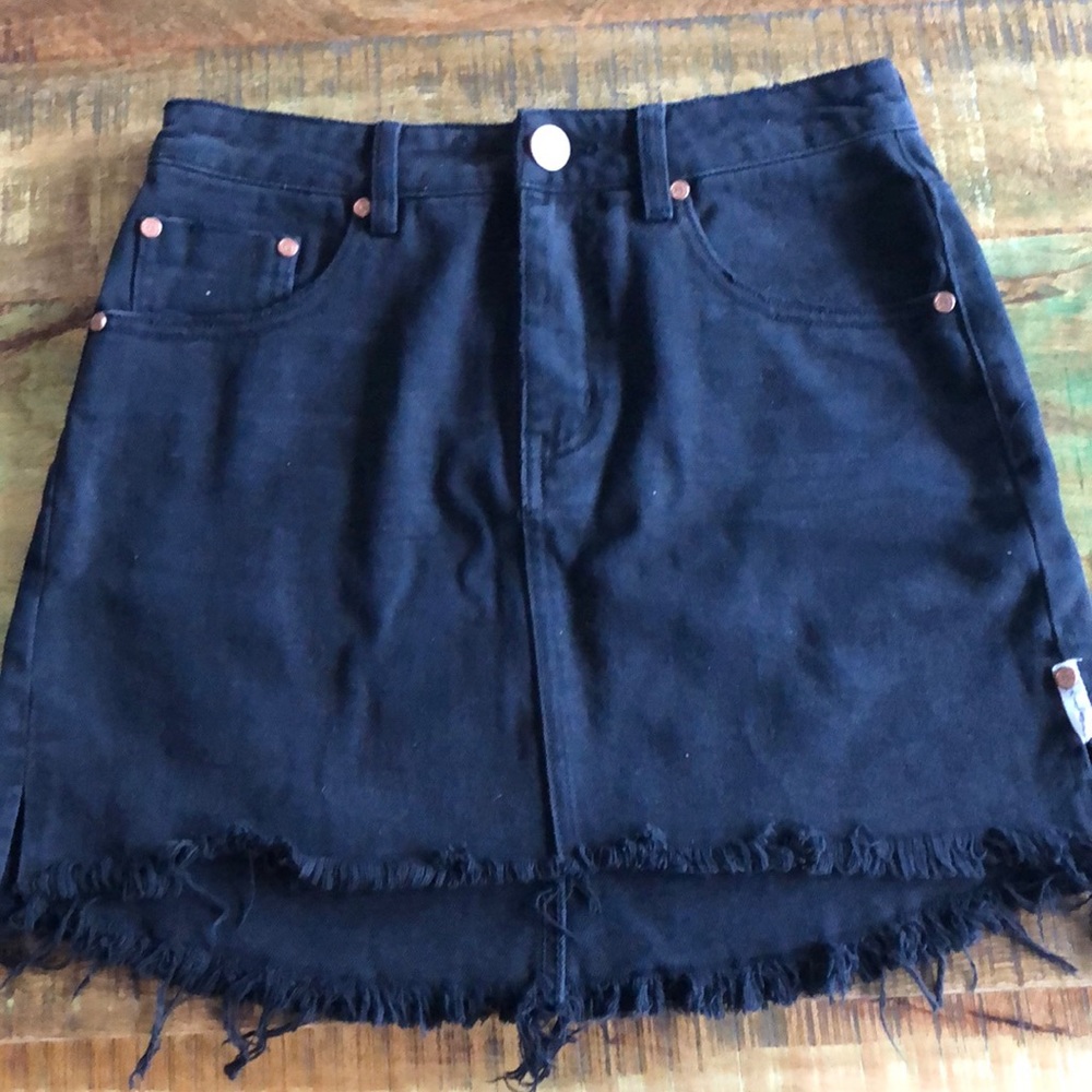 one teaspoon denim skirt